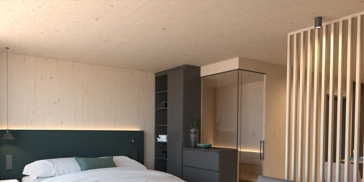 Lyžování v Lienzských Dolomitech: hotel s wellness a polopenzí, možnost sauny na pokoji