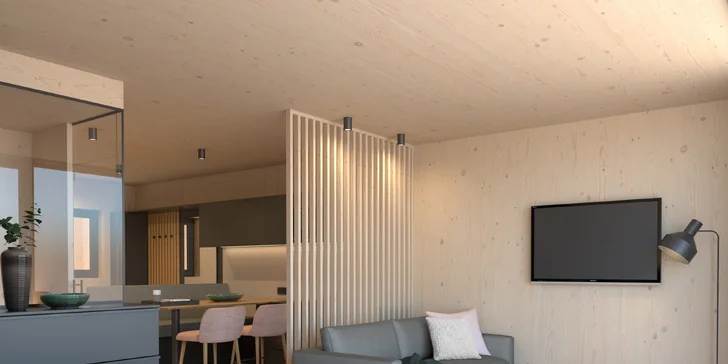 Lyžování v Lienzských Dolomitech: hotel s wellness a polopenzí, možnost sauny na pokoji