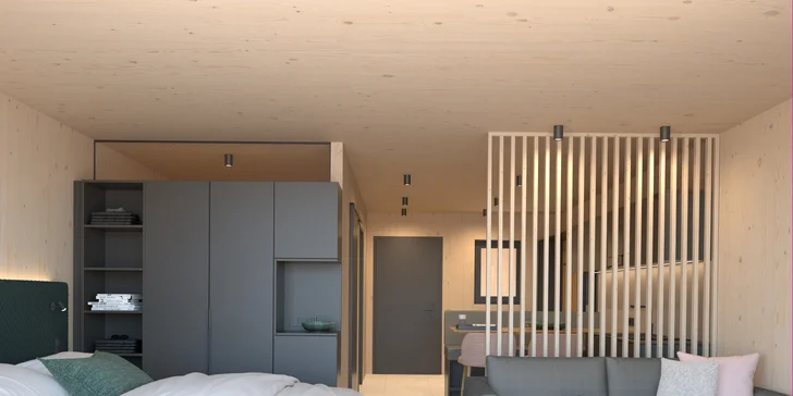 Lyžování v Lienzských Dolomitech: hotel s wellness a polopenzí, možnost sauny na pokoji