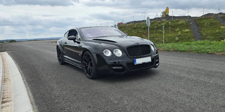 Bentley Continental: 15 min. spolujízdy nebo až 60 min. řízení i s focením a knihou