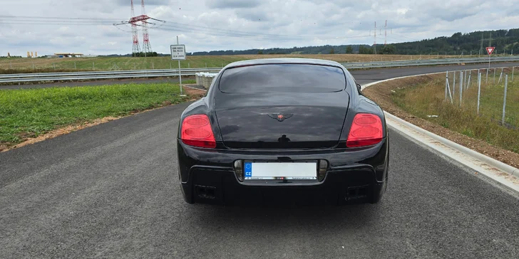 Bentley Continental: 15 min. spolujízdy nebo až 60 min. řízení i s focením a knihou