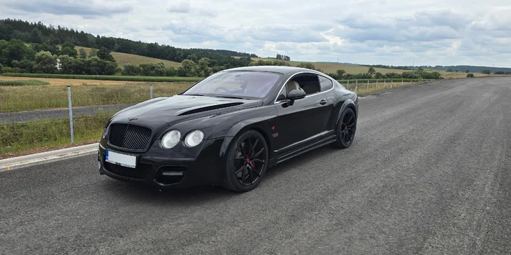Bentley Continental: 15 min. spolujízdy nebo až 60 min. řízení i s focením a knihou