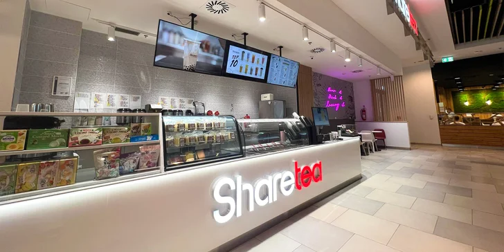 Osvěžující bubble tea pro 1 i 2 os. vč. toppingu: mléčný, zelený i ovocný čaj