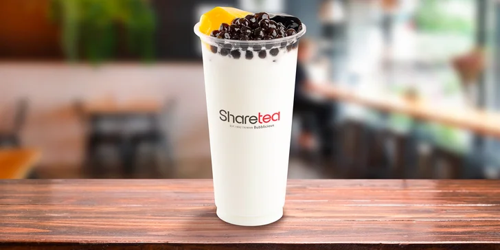Osvěžující bubble tea pro 1 i 2 os. vč. toppingu: mléčný, zelený i ovocný čaj