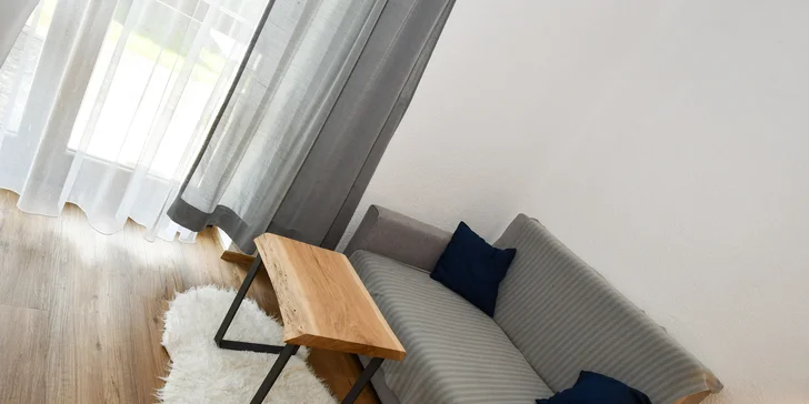 K apartmánu patří terasa. 