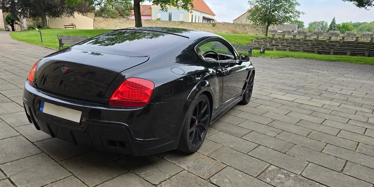 Bentley Continental: 15 min. spolujízdy nebo až 60 min. řízení i s focením a knihou