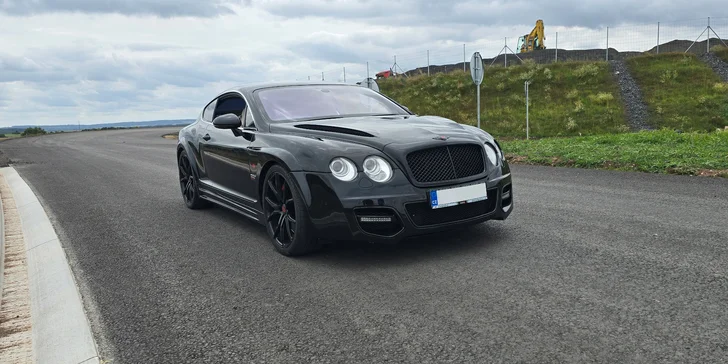 Bentley Continental: 15 min. spolujízdy nebo až 60 min. řízení i s focením a knihou