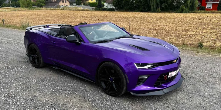 Zapůjčení Chevroletu Camaro SS 6.2 V8 cabrio na 12, 24 či 48 hod.
