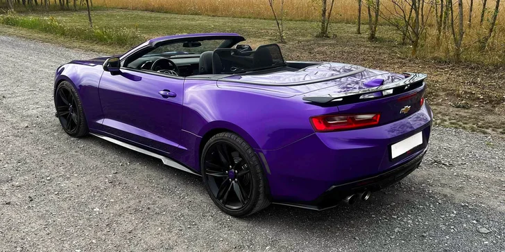 Zapůjčení Chevroletu Camaro SS 6.2 V8 cabrio na 12, 24 či 48 hod.