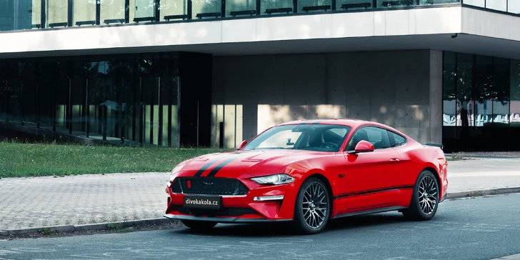 Nezapomenutelný zážitek: jízda nebo pronájem legendárního Fordu Mustang 5.0 V8 Coyote