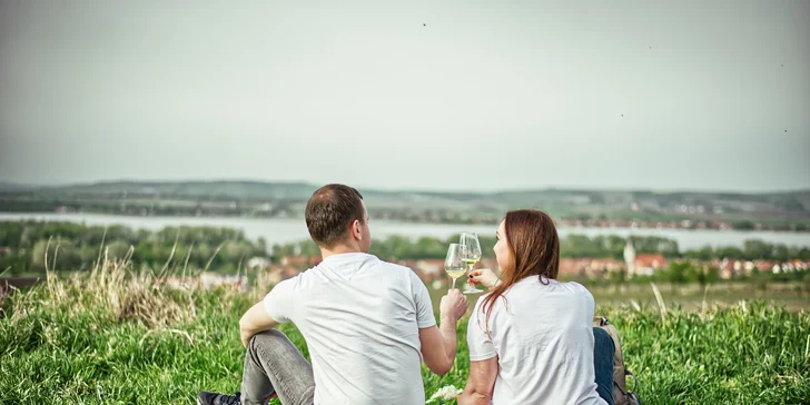 Piknik ve vinici pro 2 osoby: piknikový set s vínem, frizzante i občerstvením
