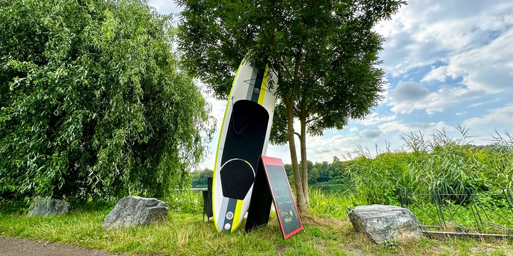 Zapůjčení paddleboardu na 60 min. pro 1 či 2 osoby u Kyjského rybníka