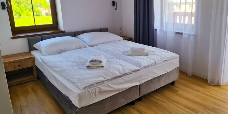 Penzion v podhůří Beskyd: snídaně, sleva na wellness, bobovou dráhu i golf, v zimě lyžování