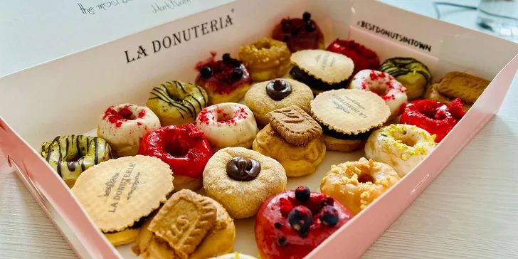Otevřené vouchery do La Donuteria v Chomutově: 200–600 Kč na cokoliv