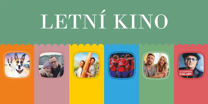 Letní kino v historické fotbalové stavbě i autogramiáda Petra Jandy