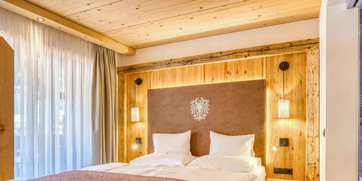 Luxusní Tyrolsko: hotel 300 m od lanovky, bohatá polopenze, bazény a saunový svět
