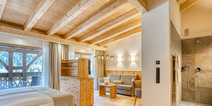 Luxusní Tyrolsko: hotel 300 m od lanovky, bohatá polopenze, bazény a saunový svět