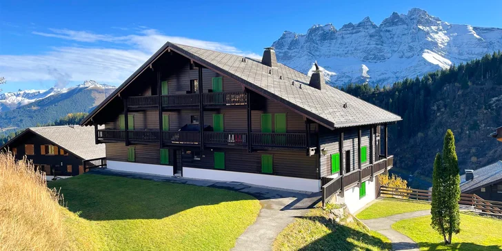 Vybavený horský apartmán ve švýcarských Alpách až pro 3 osoby