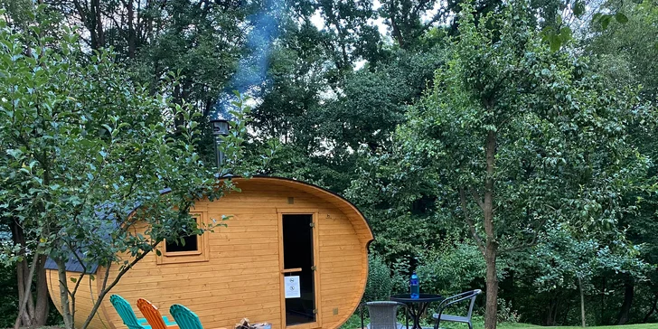 Útulný tiny house v přírodě Podkrkonoší až pro 4 osoby