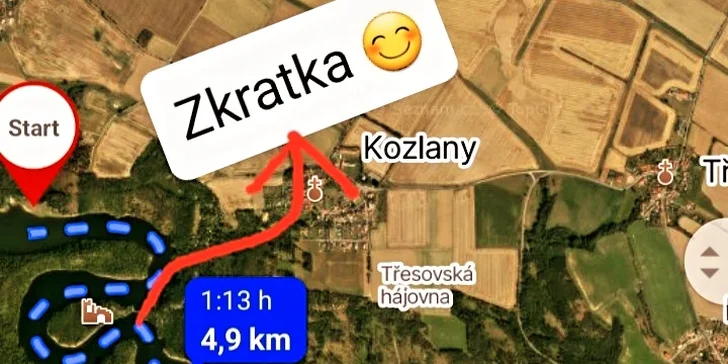 Zapůjčení paddleboardu na Dalešické přehradě pro 1–3 osoby