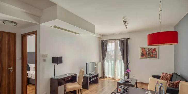 Oceňovaný apartmánový hotel v centru Budapešti: ubytování s vlastní terasou, snídaně