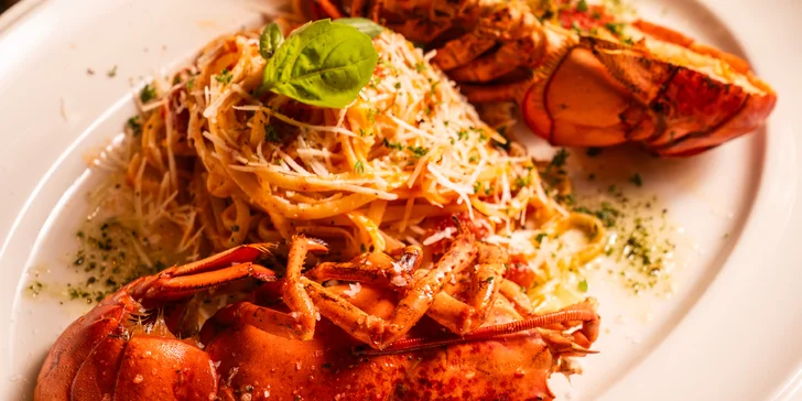 Voucher do restaurace zaměřené na středomořskou kuchyni: pizza, pasta, ryby i mořské plody