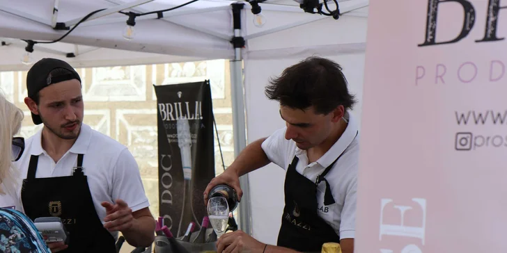 Vstup na vinný festival v podobě degustační sklenice i útrata v hodnotě 600-2500 Kč
