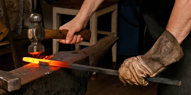 Kovářský workshop: vyrobte si svícen a svíčky či nůž nebo dýku