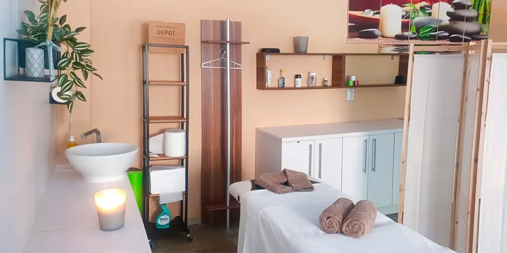 Uvolnění a relaxace na 20–90 min.: masáž zad, šíje, dolních končetin i celého těla
