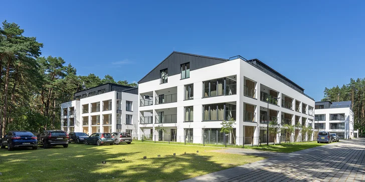 Moderní a plně vybavené apartmány kousek od písečné pláže Baltu