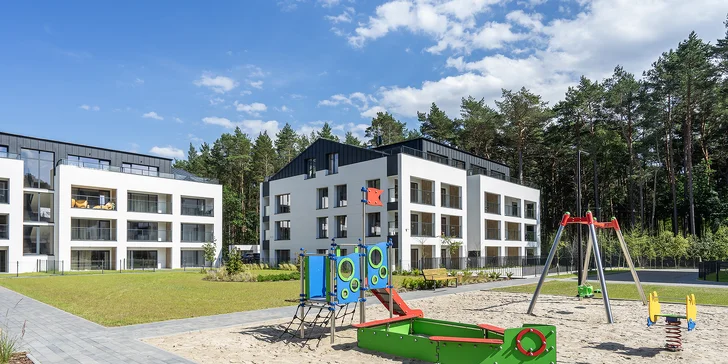 Moderní a plně vybavené apartmány kousek od písečné pláže Baltu