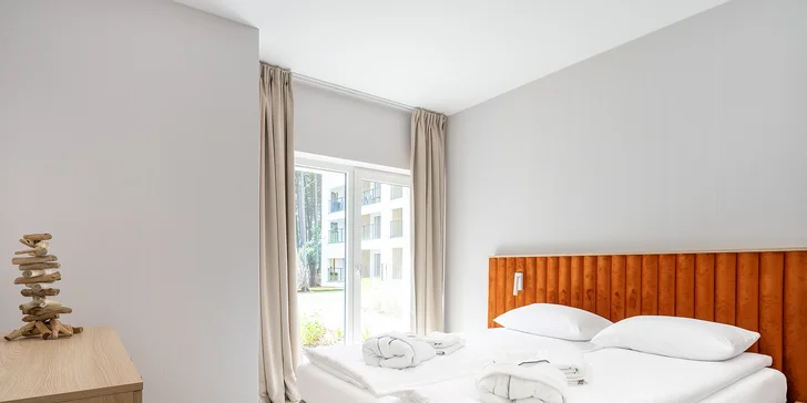 Moderní a plně vybavené apartmány kousek od písečné pláže Baltu