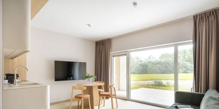 Moderní a plně vybavené apartmány kousek od písečné pláže Baltu