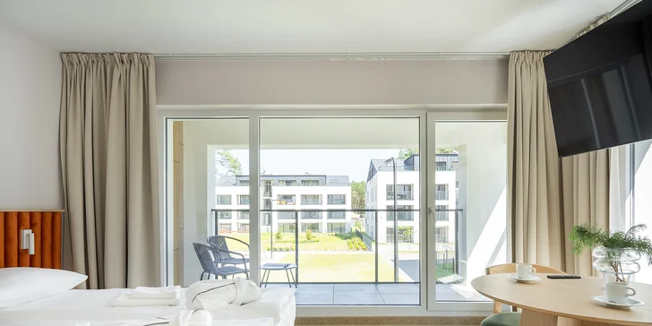 Moderní a plně vybavené apartmány kousek od písečné pláže Baltu