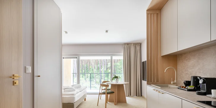Moderní a plně vybavené apartmány kousek od písečné pláže Baltu