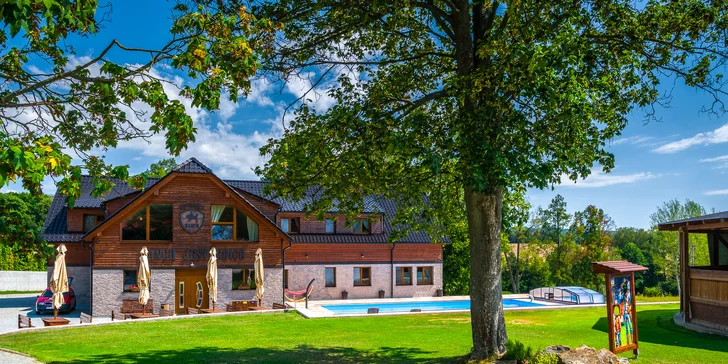 Pohoda na ranči v České Sibiři: jídlo, privátní wellness, ochutnávka specialit i vyjížďky na koních