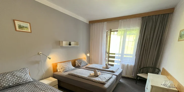 Krkonoše a oblíbené Benecko: dovolená s polopenzí a relaxem ve vířivce