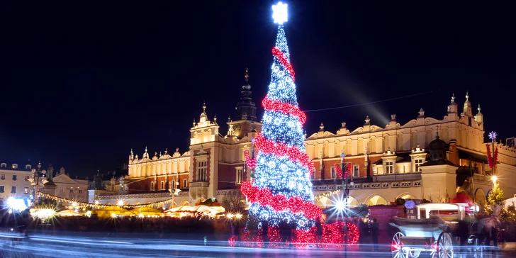 Zájezd do Krakova: památky i návštěva vánočních trhů vč. 3* hotelu se snídaní a dopravy
