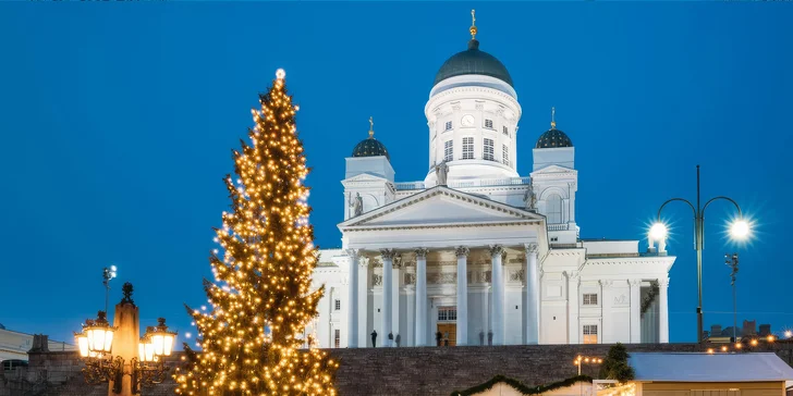 Adventní zájezd do Helsinek a Porvoo: letecky, 3 noci s polopenzí, průvodce i individuální volno