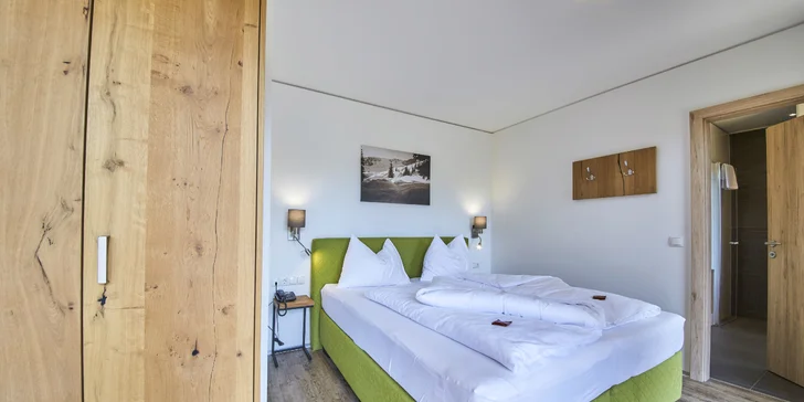 Apartmány v Saalbachu hned u sjezdovky: sauna na pokoji, bazén, snídaně a karta výhod