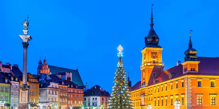 Zájezd do Varšavy s oslavou silvestra: 3* hotel se snídaní, doprava i vstupy