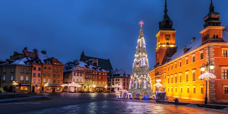 Zájezd do Varšavy s oslavou silvestra: 3* hotel se snídaní, doprava i vstupy