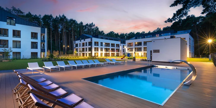Moderní a plně vybavené apartmány kousek od písečné pláže Baltu
