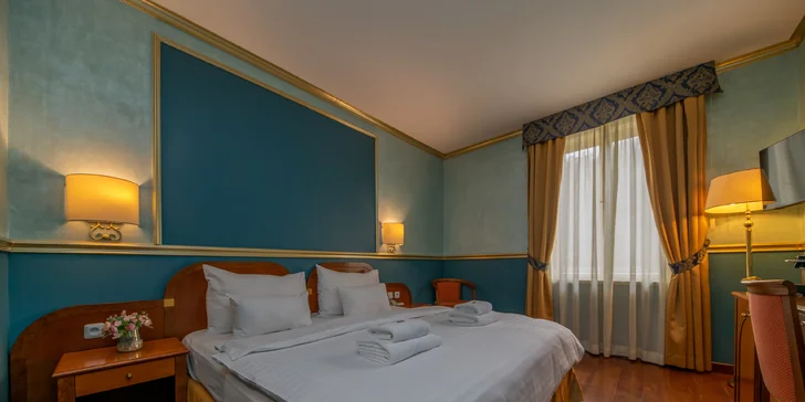 Romantika ve 4* hotelu kousek od Petřína: pobyt se snídaní i víkend s piknikem