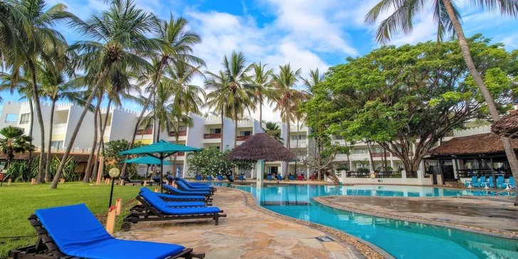 All inclusive dovolená v hotelu Bamburi Beach v Keni: přímý let, hotel u pláže a blízko přírodní rezervace