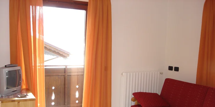 Vybavené apartmány v italských Alpách kousek od skiareálu až pro 6 osob