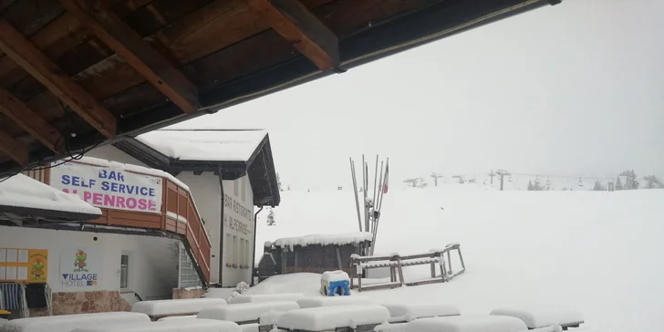 Pobyt v Dolomitech: hotel u sjezdovky s polopenzí i 30 min. ve wellness