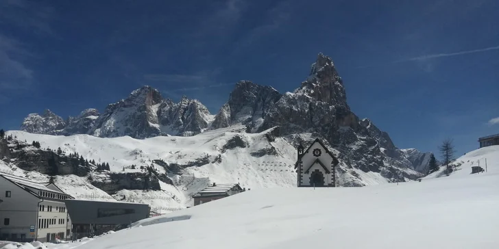 Pobyt v Dolomitech: hotel u sjezdovky s polopenzí i 30 min. ve wellness