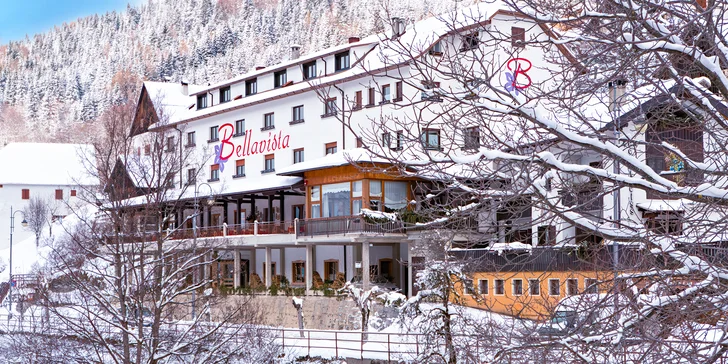 Lyžování i wellness v italských Alpách: hotel v obci Ravascletto, snídaně či polopenze i 28 km sjezdovek