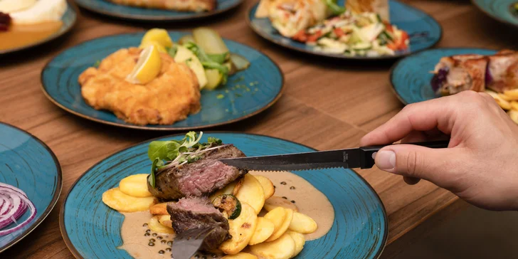 Otevřený voucher do restaurace Ostravarna U Jubilejní v hodnotě 500 či 1000 Kč